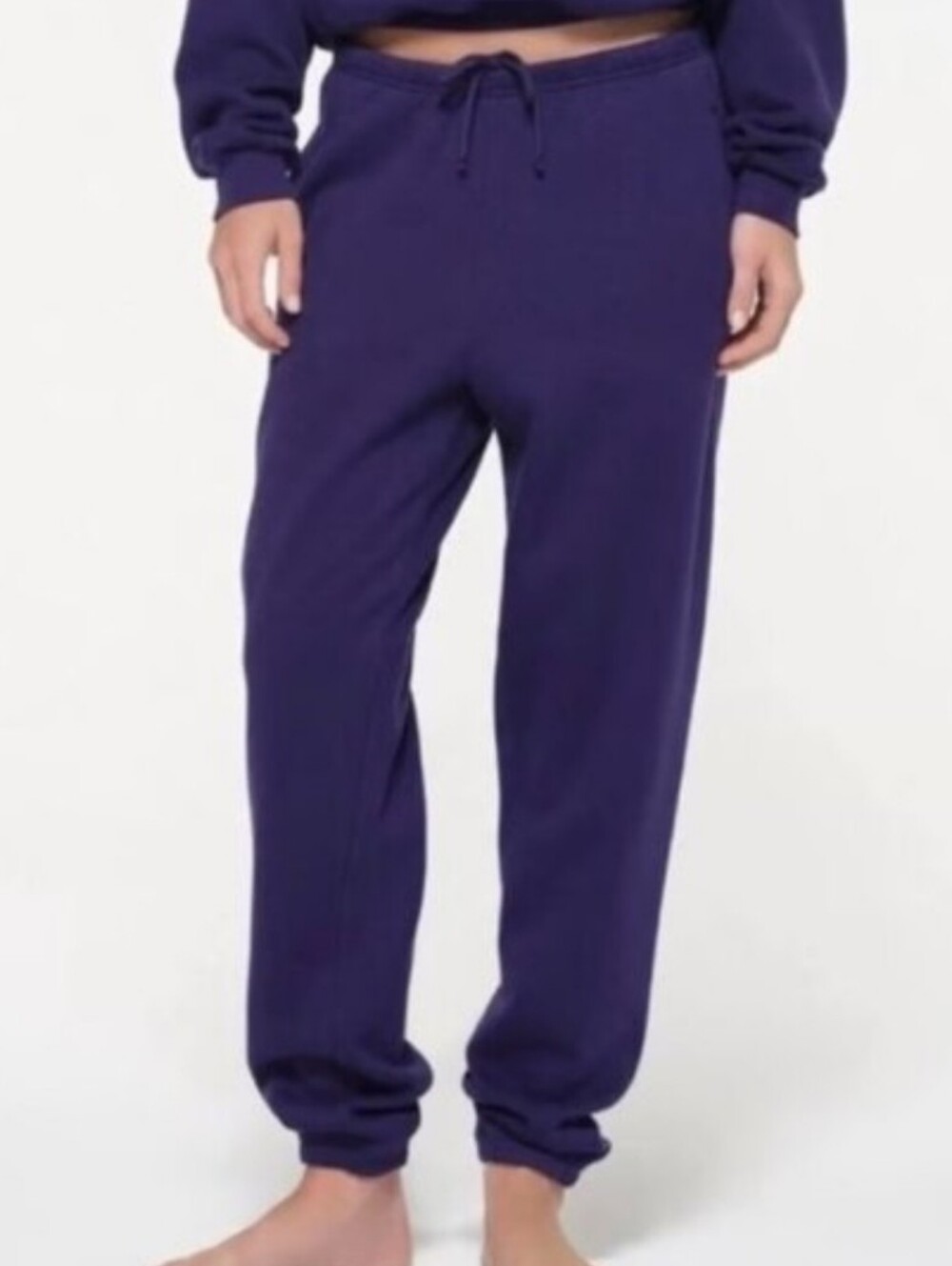 SKIMS NWT Cotton Fleece Classic Joggers Size SMALL Rare CONCORD Color